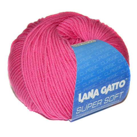 Пряжа Lana Gatto Supersoft 5286 фуксия