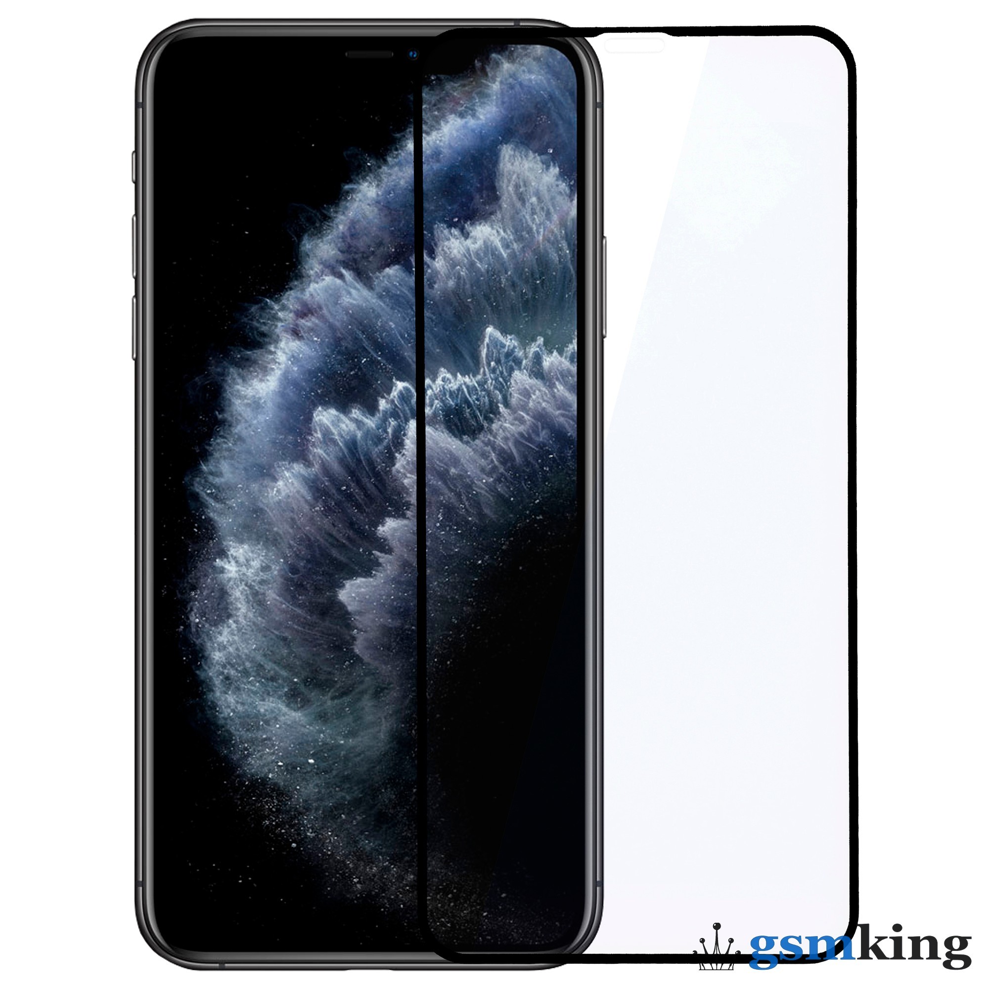 Защитное стекло Tempered Glass 3D Full Cover for iPhone XS/11 Pro Max Black  (Чёрная рамка) - цена 1190.0 ₽.