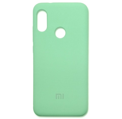 Силиконовый чехол Silicone Cover для Xiaomi Redmi Note 6 Pro (Зеленый)