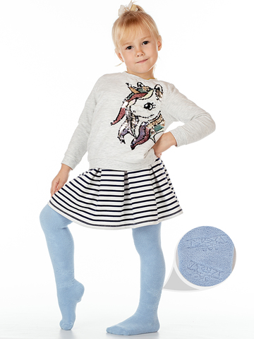 Детские махровые снаружи колготки W28.N15/785 Wola