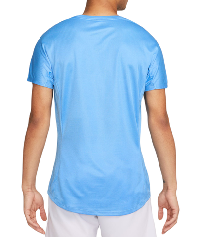 Теннисная футболка мужская Nike Rafa Challenger Dri-Fit Tennis Top - university blue/white