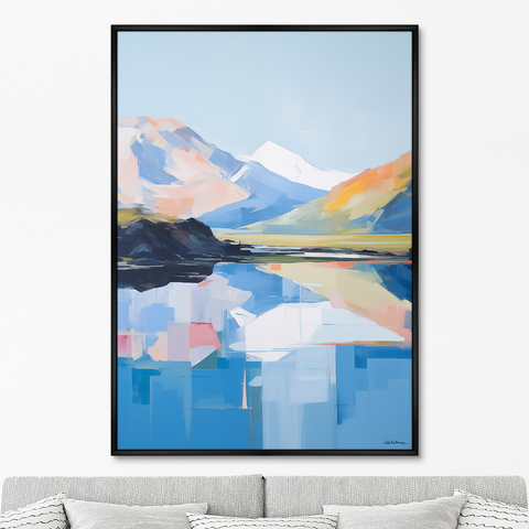 ArtNoMore - Репродукция картины на холсте Landscape collection, The Reflection, No 1, 2024г.