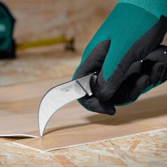 KRAFTOOL HOOK, для листовых и рулонных материалов, 200 мм, складной нож (09298)