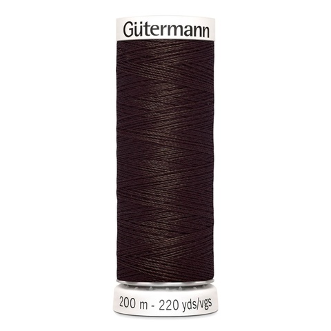 Нить Sew-All 200 м, Gutermann, 696 т.шоколад