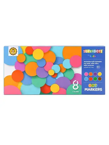 Большие точечные маркеры SUPERDOTS без рабочих листов