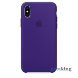 Silicone Case iPhone X/XS Ultra Violet (Ультрафиолетовый)