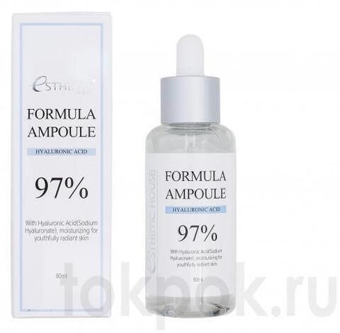 Сыворотка для лица с гиалуроновой кислотой 97% Esthetic House Formula Ampoule Hyaluronic Acid, 80 мл