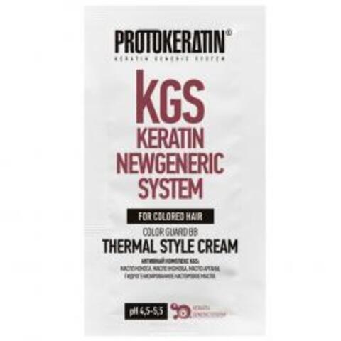 ПР BB-крем восстановление и термозащита для окрашенных волос Color Guard BB Thermal Style Cream PROTOKERATIN 10 мл