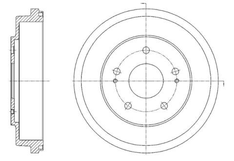Барабан тормозной G-brake  GD-06264