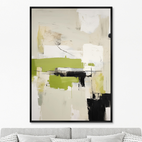 ArtNoMore - Репродукция картины на холсте Landscape collection, In green, No 1, 2024г.