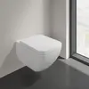 Villeroy&Boch 4626HS01 Унитаз, Villeroy&Boch, Collaro, безободковый, тип установки-подвесной, ширина, мм-375, глубина, мм-560, высота, мм-330, форма чаши-прямоугольная, выпуск-горизонтальный, материал-керамика, сиденье-в комплекте, крепления в компле