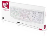 Клавиатура проводная Smartbuy SBK-333U-W с подсветкой (Белый)
