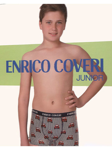 Детские трусы для мальчиков EB4048 Junior Boxer Enrico Coveri