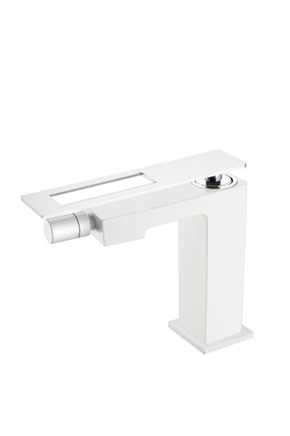 Boheme Q 146-WCR Смеситель для биде, цвет: хром/белый глянец