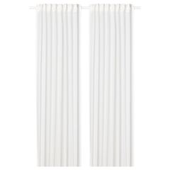 Комплект штор IKEA SILVERLONN (СИЛВЕРЛЁНН), Белый, 145x250 см, 2 шт