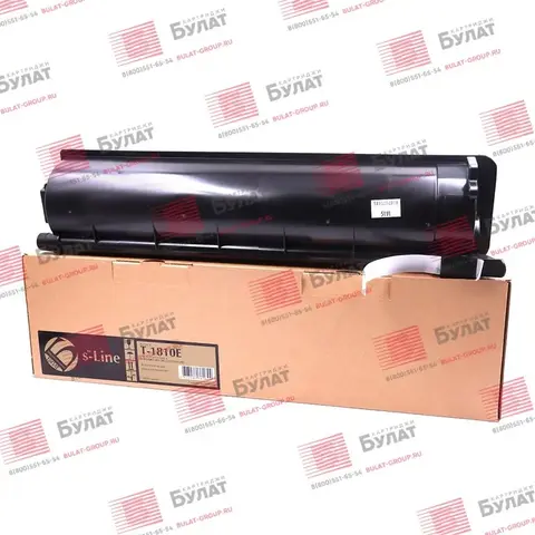 Тонер-картридж БУЛАТ s-Line T-1810E для Toshiba e-Studio 181 (Чёрный, 24500 стр.), совместимый