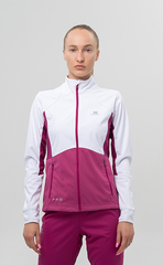 Женская элитная тренировочная куртка Nordski Pro Fuchsia/White W