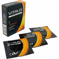 VITALIS №3 Ribbed Презервативы ребристые