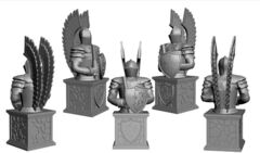 Силиконовые молды Шахматы Рыцари 3 D . Набор 6 штук