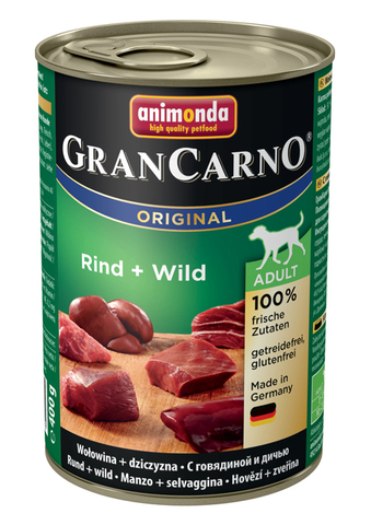 Консервы Animonda Gran Carno Original Adult с говядиной и дичью для взрослых собак