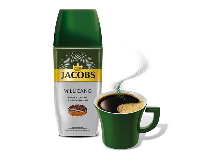 Мелющий кофе jacobs. Jacobs Millicano crema. Кофе Якобс Миликано 95 гр.