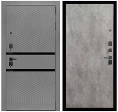 Купить Входная дверь Regidoors Президент Тренд ПВХ силк титан панель ПВХ меламин цемент светлый