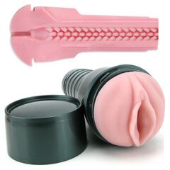 Мастурбатор-вагина Fleshlight - Vibro Pink Lady Touch с вибрацией - 