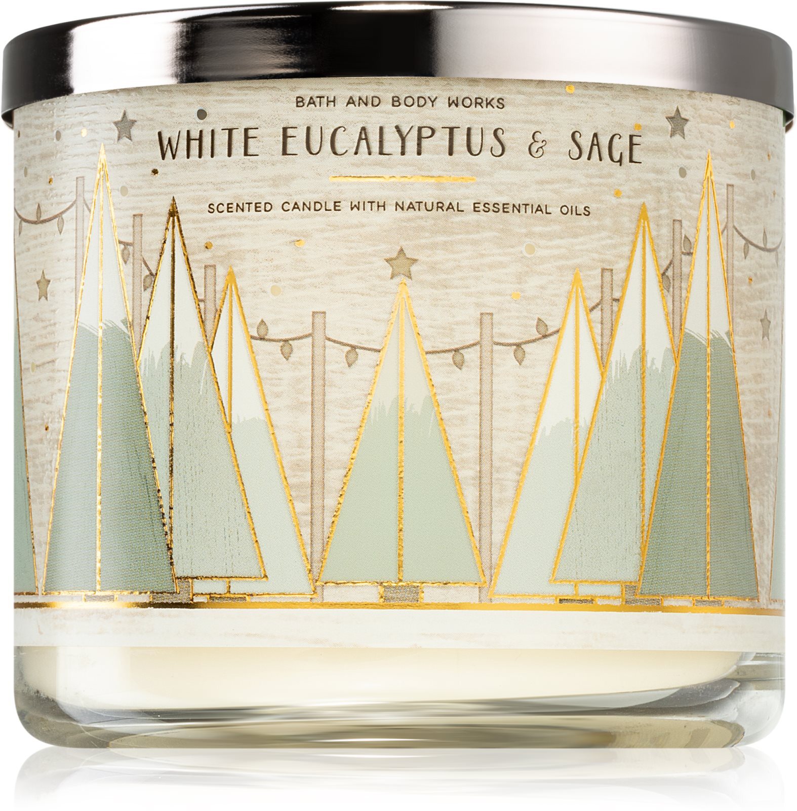 Bath & Body Works ароматическая свеча White Eucalyptus & Sage купить в  Москве | Доставка по России.