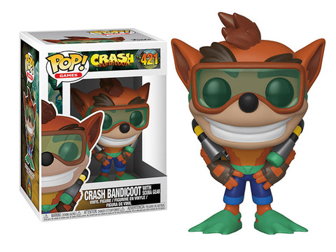 Funko POP! Crash Bandicoot: Crash with Scuba Gear (421)