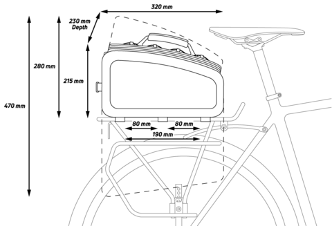 Картинка велосумка Zefal Z Traveler 80 Rear Bag  - 6