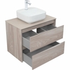 Aquanet 287885 Тумба Nova Lite 75 2 ящ. цв. орех светлый (287885)