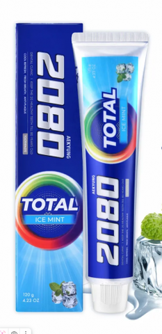 Освежающая зубная паста Dental Clinic 2080 Total Ice Mint Toothpaste,120 гр