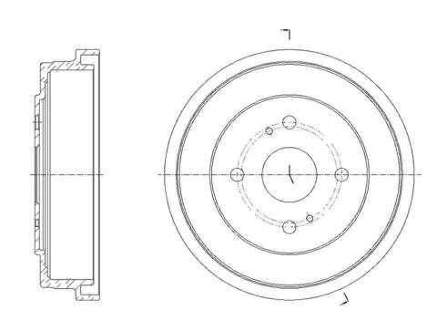 Барабан тормозной G-brake  GD-06042