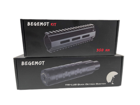 Кит BEGEMOT (БЕГЕМОТ) цевье с Weaver 6,35-7,62 (350) в сборе для Леший 2