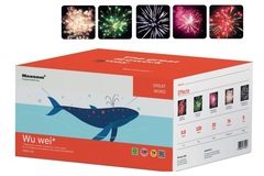 Батарея салютов "Wu wei" SB08-120  120 залпов * 0,8"  (1/2)