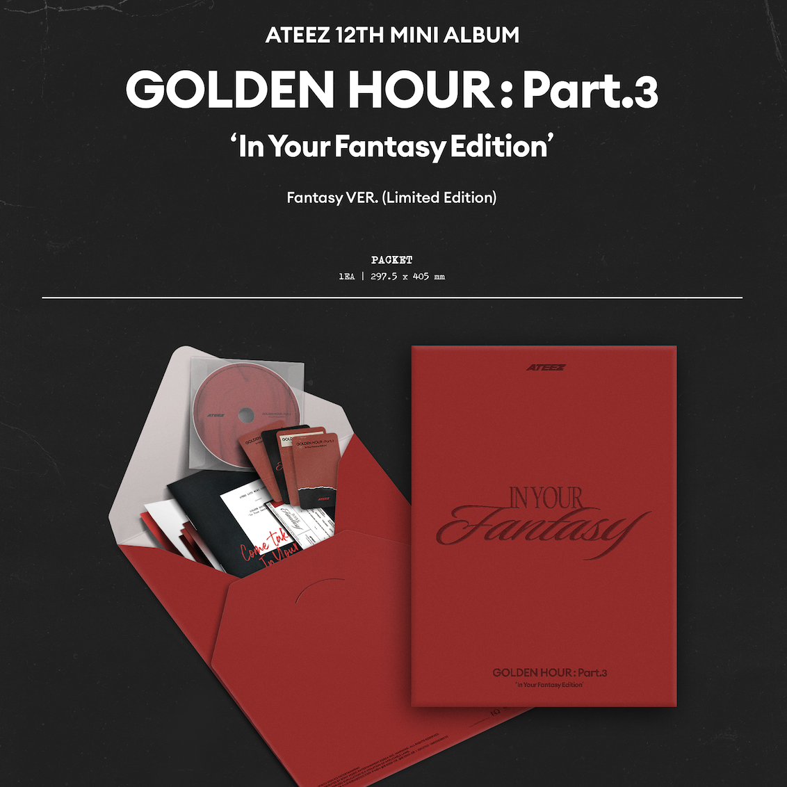アイドル ateez in your fantasy limited complete Купить Альбом ATEEZ - GOLDEN HOUR : Part.3 'In Your Fantasy