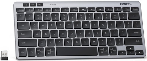 Клавиатура UGREEN K551 (75049RU) Multi-Mode BT&2.4G Wireless Keyboard, черный