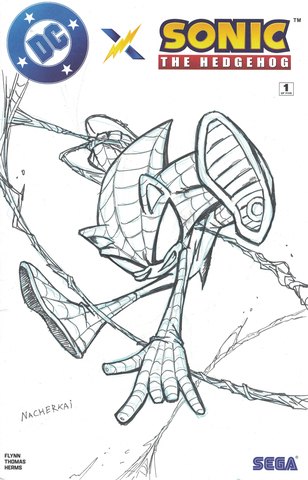 DC x Sonic The Hedgehog #1 (Cover 28oi) (Кирилл Черкай)
