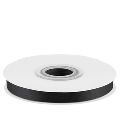 Лента Атласная (0,7см*22,85м) Черный.