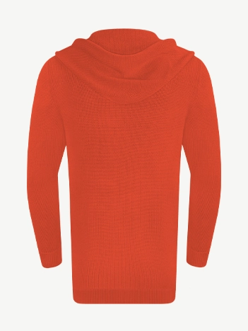 Кардиган с капюшоном из экохлопка