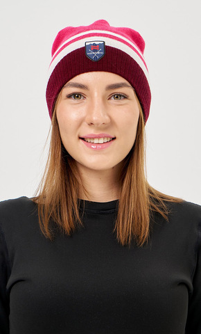 Шапка Nordski Move Pink/White