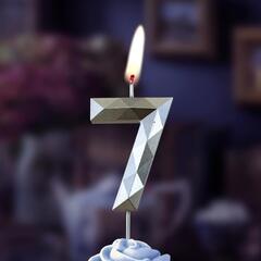 Свеча-цифра 