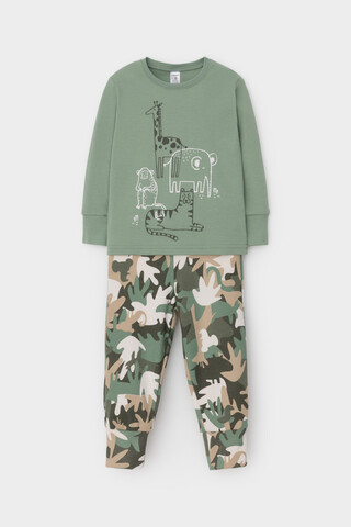 пижама  для мальчика  К 1541/24/милитари,тропический камуфляж