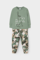 пижама  для мальчика  К 1541/24/милитари,тропический камуфляж