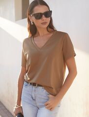 Футболка из премиального хлопка с эластаном  D49.096 (121313)