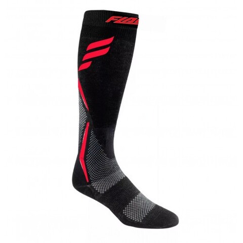 Носки длинные FLAME PREMIUM KNEE 33-36 черн/красн