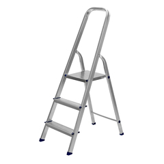 97713 Стремянка // 3 ступени // Алюминиевая // Сибртех