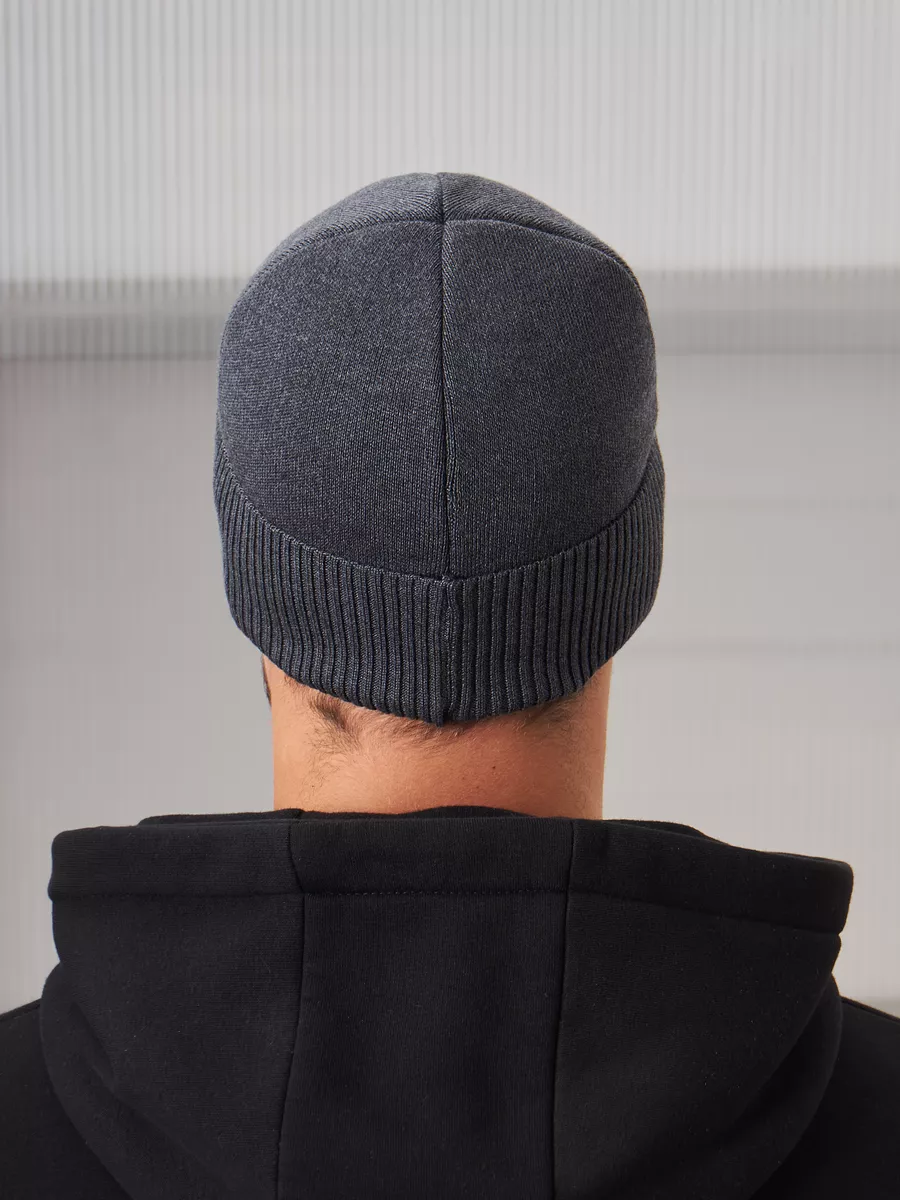 Шапка бини зимняя весенняя с флисом