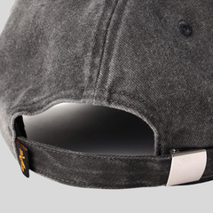 Бейсболка Alpha Industries Battlewash Cap Black (Черная)