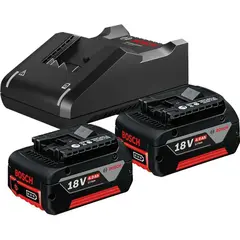 Аккумуляторные батареи и зарядное устройство 2xGBA 18V 4 Ah + GAL 18V-40 BOSCH 1600A019S0
